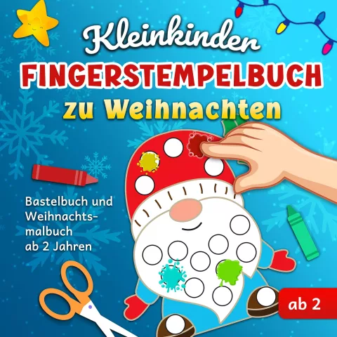 Fingerstempelbuch zu Weihnachten